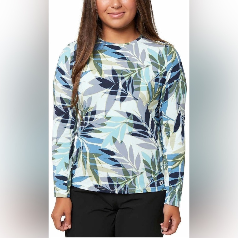 Like New Hang Ten Women's Quick-dry UPF 50+ Protection Long Sleeve Rashguard